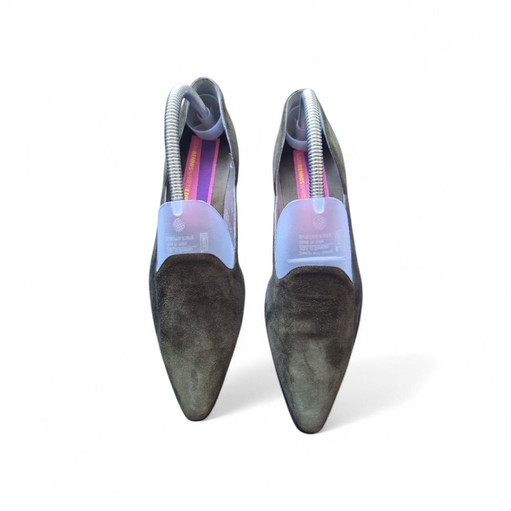 Susan Bennis/Warren Edwards Green Heels - 1980s Never Worn